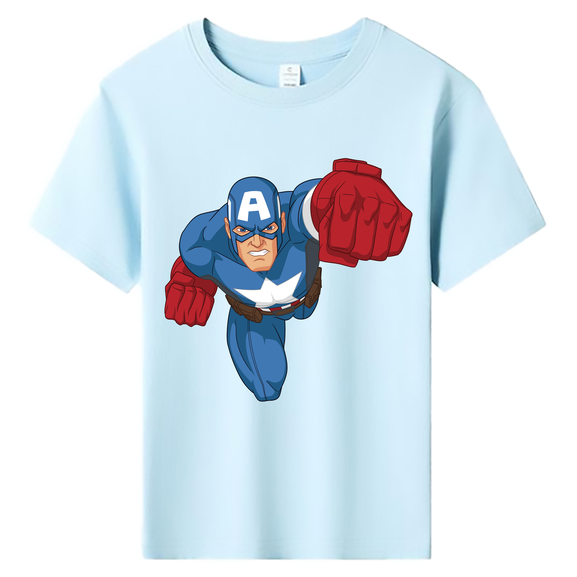 （画像用） アベンジャーズ The Avengers 綿100％キッズTシャツ（フロントプリント）